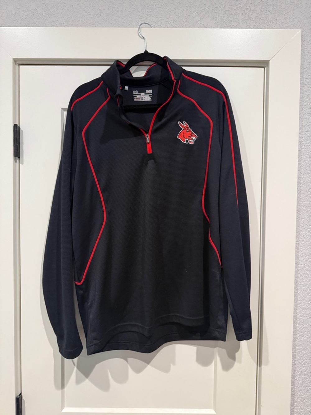 University of Central Missouri (UCM, CMSU) Black Quarter-Zip Pullover